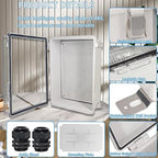 Zulkit Junction Box, IP67 Waterproof Electrical Box Hinged Clear Cover - Image 4
