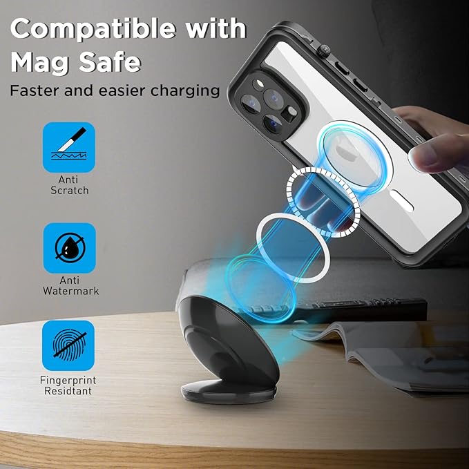 AICase for iPhone 14 Pro Case Waterproof, Compatible - Image 2