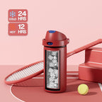 POWCAN 18 oz Steel Water Bottle: 2-in-1 Push-Button Spout & Flip Straw - Image 3