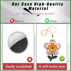 BORKUANA Leather Keychain Holder Case Compatible - Image 3