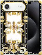 for iPhone 17 Air Case Luxury Golden Decoration by Unknown