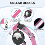 Breakaway AirTag Cat Collar, Reflective Cat Tracker Collar - Image 5