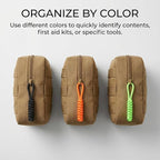 10 Pieces Paracord Zipper Pull Replacement Zipper Pulls Tab 4" Keychain - Image 5