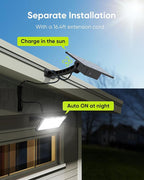 JACKYLED 1000 Lumens 299 LED Solar Lights Outdoor Bright Solar Dusk to Dawn - Image 10