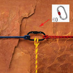 Heavy Duty Locking Climbing Carabiner Clip CE Rated 25 kN 5600 LB Rugged - Image 4