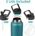 Konokyo 40oz Insulated Water Bottle Stainless Steel Sport Bottles - Image 3