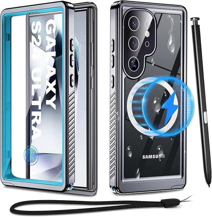 for Samsung Galaxy S24 Ultra Waterproof Case by Haireca