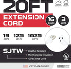 Iron Forge Cable Weatherproof 20 Ft Outdoor Extension Cord - Image 2