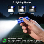 Blukar Rechargeable EDC Flashlight, Mini Keychain Flash Light - Image 4