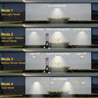 Solar Lights Outdoor, 106 LED 3000LM Solar Powered Motion Sensor Flood Lights - Image 3