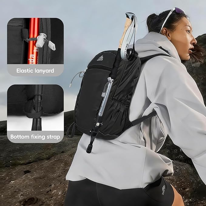 Seektop 20L Ultra Lightweight Small Hiking Backpack, Water-Resistant Packable - Image 7