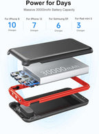 Portable Charger, 30000mAh 22.5W Fast Charging Power Bank - Image 6