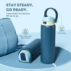 POWCAN 32 oz Insulated Water Bottle: 2-in-1 Lid - Image 4