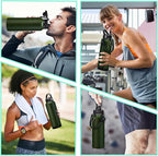 40OZ Water Bottle Stainless Steel - Image 8