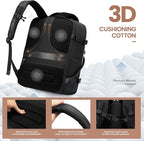 LOVEVOOK Travel Backpack for Women, 40L Carry On Backpack - Image 3