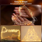 4 Pack Solar Fairy Lights 131Ft 400 LED Outdoor Twinkle Light - Image 3