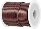 GENIQUE Real/Genuine Round Leather String Cord by GENIQUE