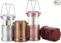 Lichamp LED Camping Lantern, 4 Pack Battery Powered Flashlight by Lichamp