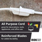 Iron Forge Cable 2 Pack Weatherproof 25 Ft Outdoor Extension Cord - Image 7