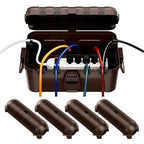 RESTMO 5-Piece Outdoor Waterproof Electrical Box Set – 12.5" x 8.5" x 5" Large by Restmo