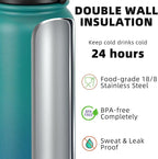 Fanhaw 24 oz Insulated Stainless Steel Water Bottle - Image 3