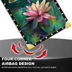 Compatible with iPhone 16 Case, Colourful Dragonfly Pink Lily Pads Luxury - Image 7