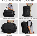 Haimont Large Waterproof Duffel Backpack Roll-Top Heavy Duty Dry Duffle Bag - Image 5