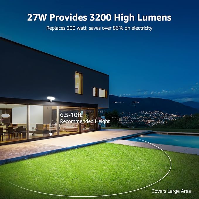 Lepro LED Security Lights, Outdoor Motion Sensor Light, Flood Lights - Image 2