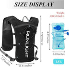 Runlight Running Vest for Women Men Lightweight Hydration Backpack Pack - Image 3