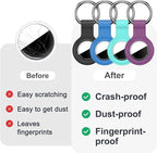 Linsaner Holder for AirTag 2nd Gen & 1st Gen, Silicone Case Keychain Key Ring - Image 6
