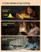 Glocusent USB Rechargeable Book Light, Portable Clip-on LED Reading Light - Image 3