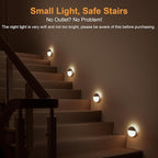 YUNLEX 2 Pack Motion Sensor Light Indoor, 2.6" Small Stick on Lights - Image 2