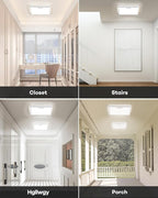 Annaror 12in Motion Sensor Ceiling Light Wired, 3000K 4000K 5000K Selectable - Image 7