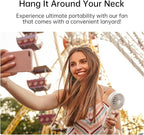 JISULIFE Handheld Portable Fan, Stronger and Longer-Lasting: 5 Speed, 5000mAh - Image 5