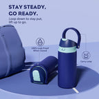 POWCAN 18 oz Insulated Stainless Steel Water Bottle: 2-in-1 Push-Button Spout & - Image 4