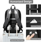 hk Business Backpack for Men 17 Inch, Slim & Expandable Waterproof Travel - Image 6