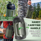 Hydraful Gallon Water Bottle, 128 oz Large Insulated Stainless Steel Sports - Image 4