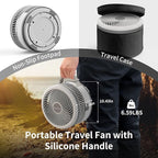 Socool 40000mAh Battery Operated Foldable Fan, Rechargeable Standing Fan - Image 7