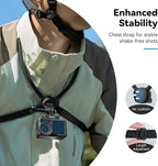 TELESIN Neck Mount SE 2.0 with Air Cushion, Adjustable Chest Strap and Neck - Image 2