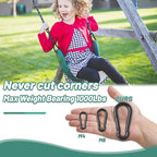Pixel Panda 3.1&4 Inch Heavy Duty Carabiner Clips Load 1000lbs, 2&4&8Pack Large - Image 3