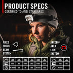 Coast RL35R Voice-Controlled 1100 Lumen Rechargeable LED Headlamp - Image 8