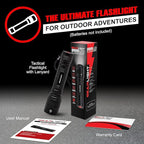 LED Flashlight High Lumens, Tactical Flashlight Battery Powered, Bright - Image 6