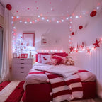 JMEXSUSS 132ft Red and White Christmas Lights Outdoor - Image 2