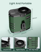 10000mAh Portable Waist Rechargeable Fan, Clip on Belt Fan - Image 6
