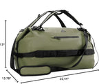 Haimont Large Waterproof Duffel Backpack Roll-Top Heavy Duty Dry Duffle Bag - Image 8