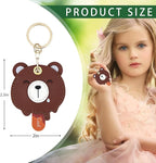 Leather Keychain Case Holder Compatible - Image 2
