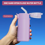 5oz Small Water Bottles with Straw, Mini Water Bottle with One-Hand Open Design - Image 5