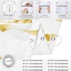 Yellow Bow Shower Curtain - Image 6