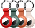 Linsaner Holder for AirTag 2nd Gen & 1st Gen, Silicone Case Keychain Key Ring by Linsaner
