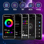 KSIPZE 100ft Outdoor led Strip Lights Waterproof IP68, RGB Outdoor led Lights - Image 5